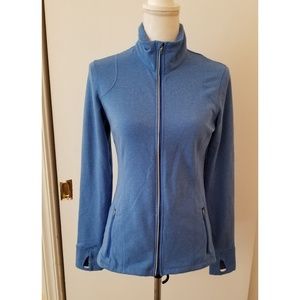 Lucy Women  Zip Up Blue Sweater Size S